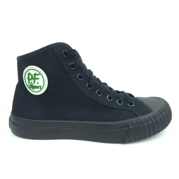 PF Flyers Center Hi Shoes Mens Size 8 US Black Canvas High Top Athletic Sneakers - Picture 5 of 9